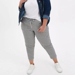 Torrid Tie-Front Gingham Pant -1X- New w/ Tags!